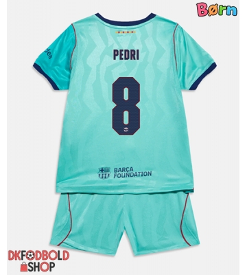 Barcelona Pedri Gonzalez #8 Tredje trøje Børn 2026-27 Kort ærmer (+ korte bukser)